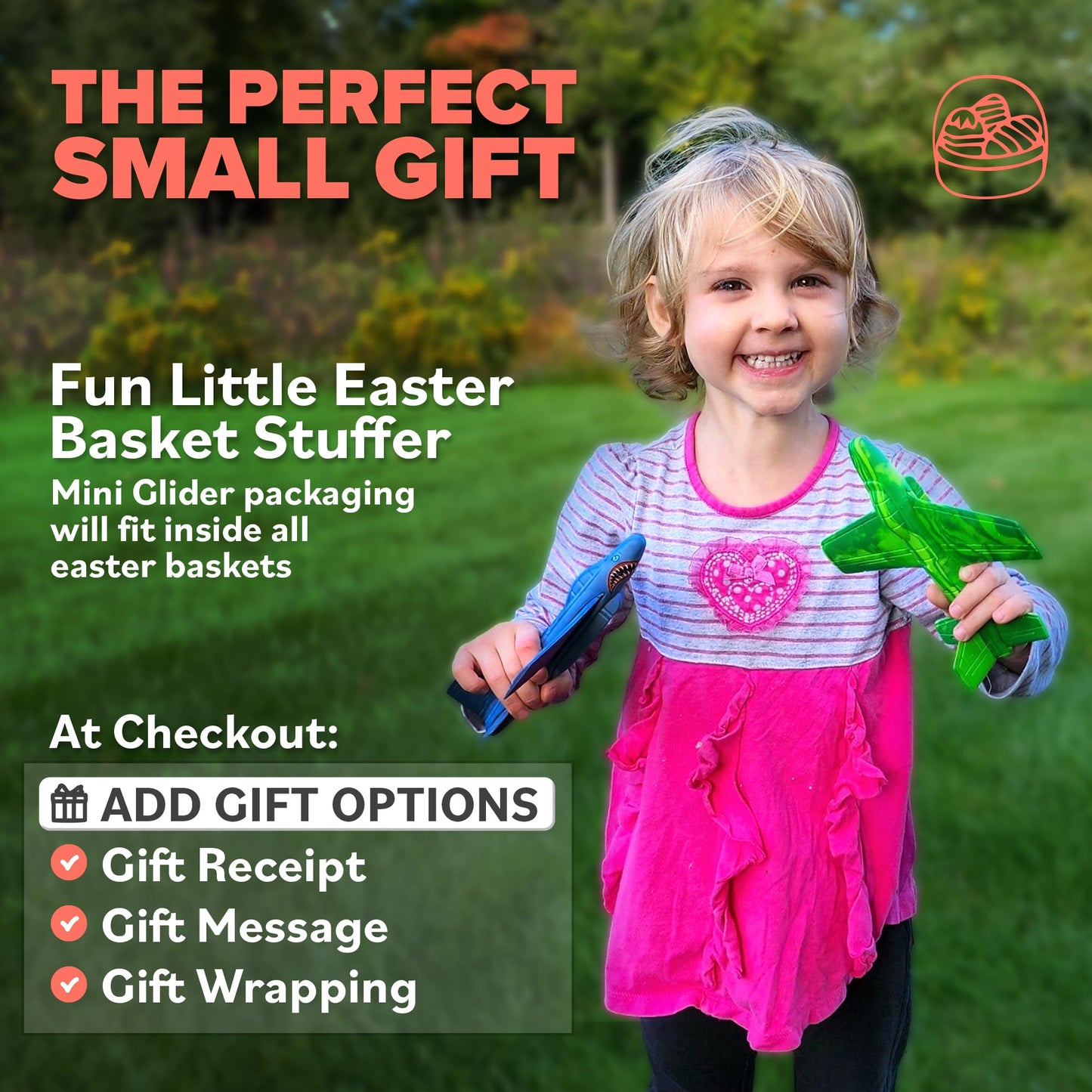 Refresh Sports Airplane Toy Foam Planes – EVA Foam Gliders for Kids, Easy Throwing, Easter Gift (Ages 4-9+)