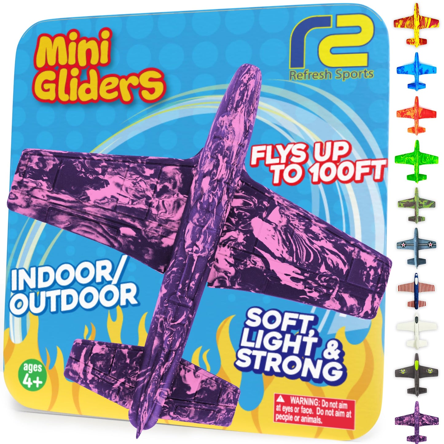 Refresh Sports Foam Airplanes for Kids – Durable EVA Foam Gliders for Ages 4+ | Outdoor Fun & Gifts