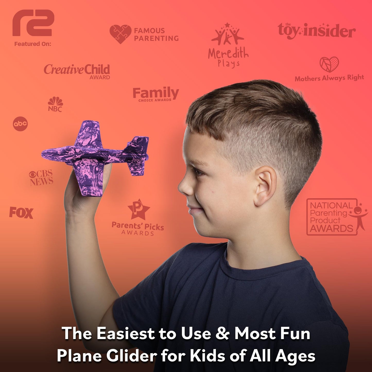 Refresh Sports Foam Airplanes for Kids – Durable EVA Foam Gliders for Ages 4+ | Outdoor Fun & Gifts