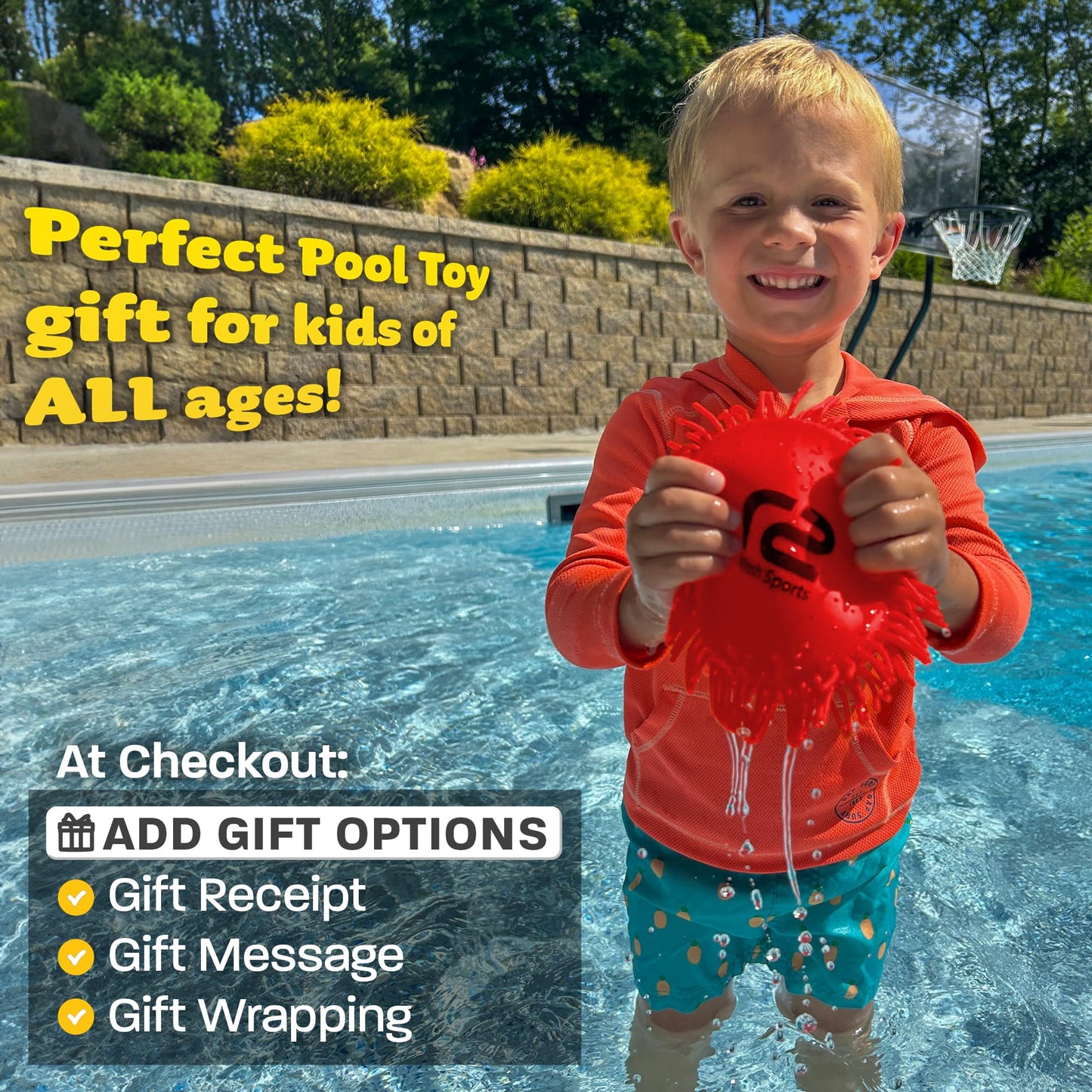 Refresh Sports Beach Games Flying Disc – 2-Pack Water Discs for Kids | Splashy Pool Toy for Ages 4-12