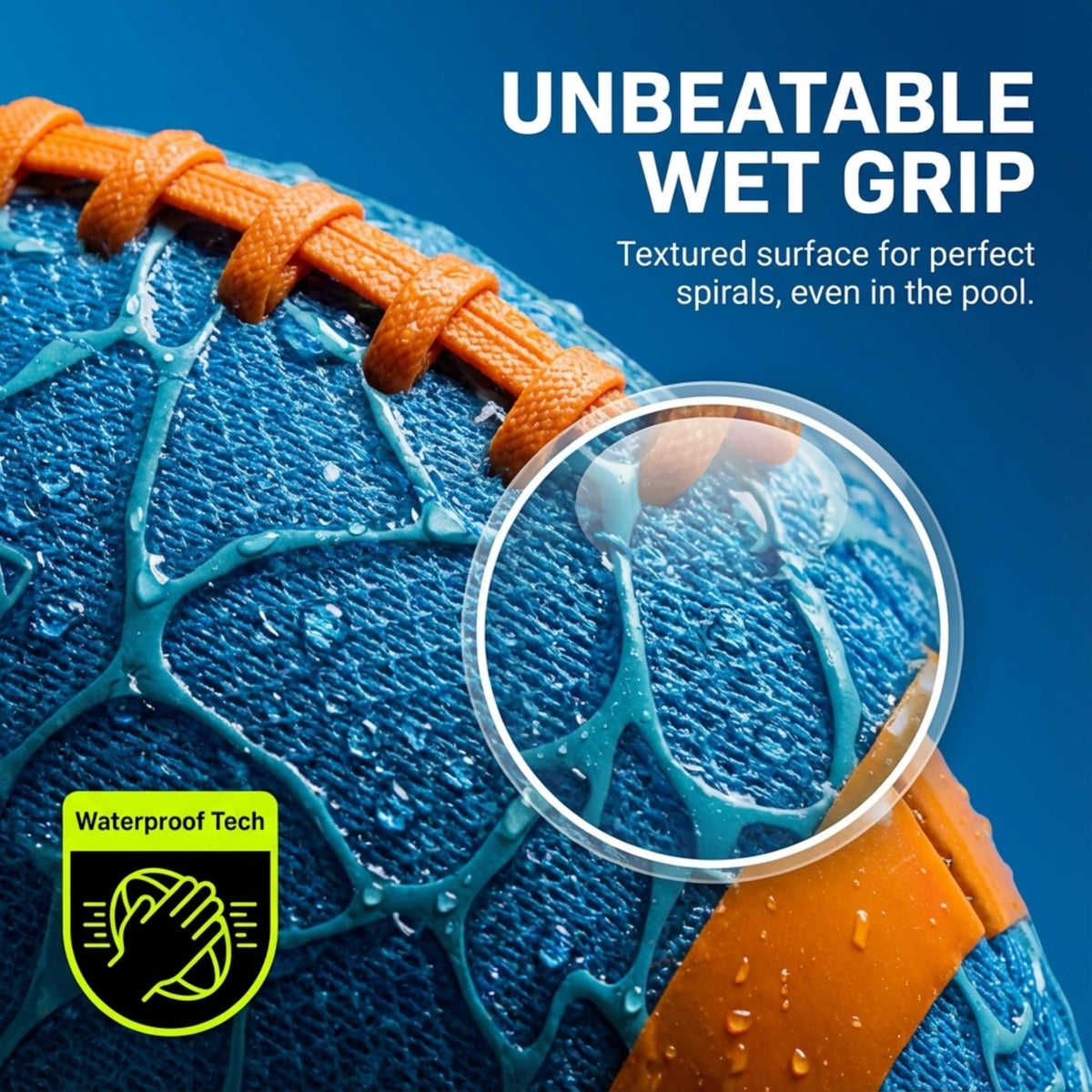 Refresh Sports Water Football – Easy-Grip Pool & Beach Toy for All Ages