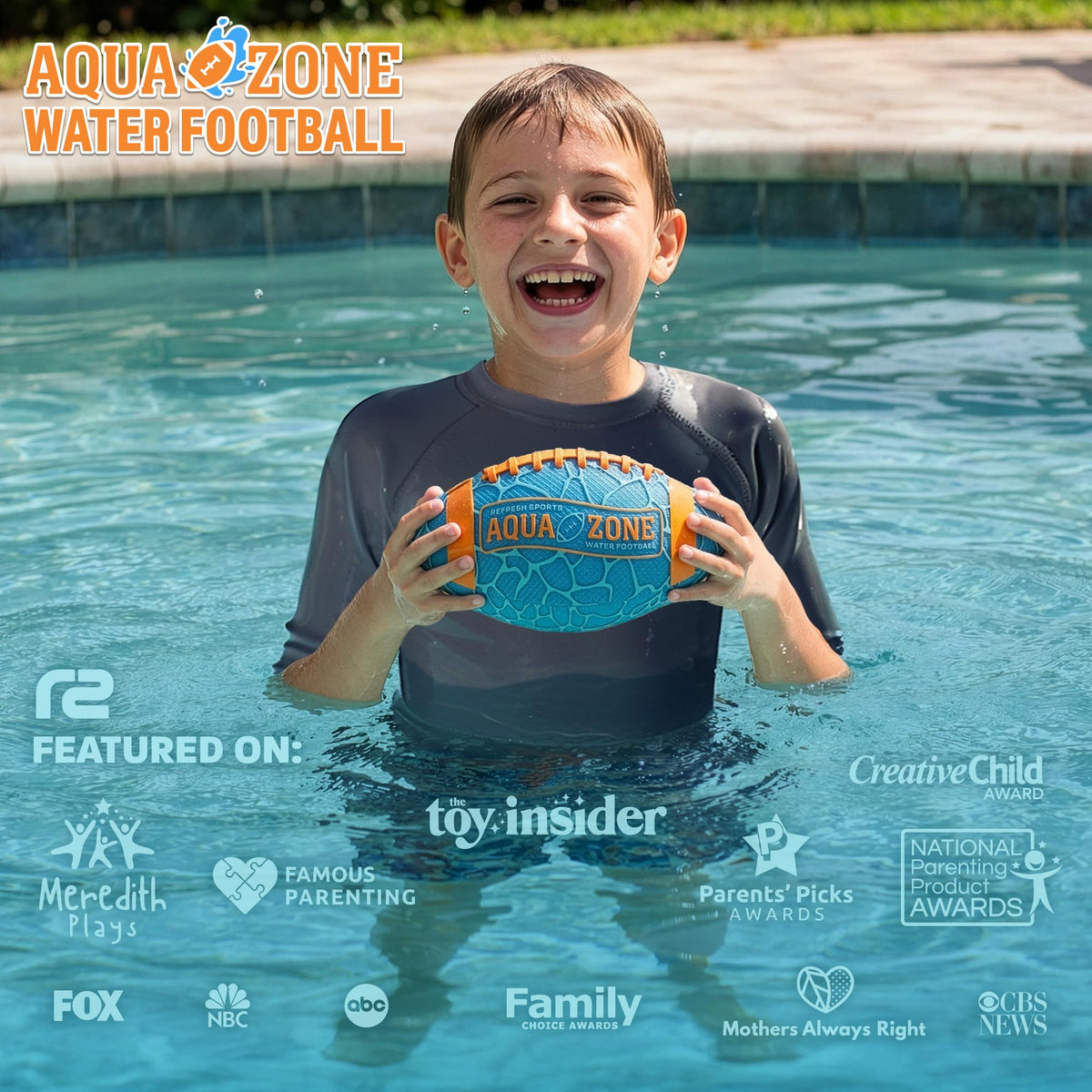 Refresh Sports Water Football – Easy-Grip Pool & Beach Toy for All Ages