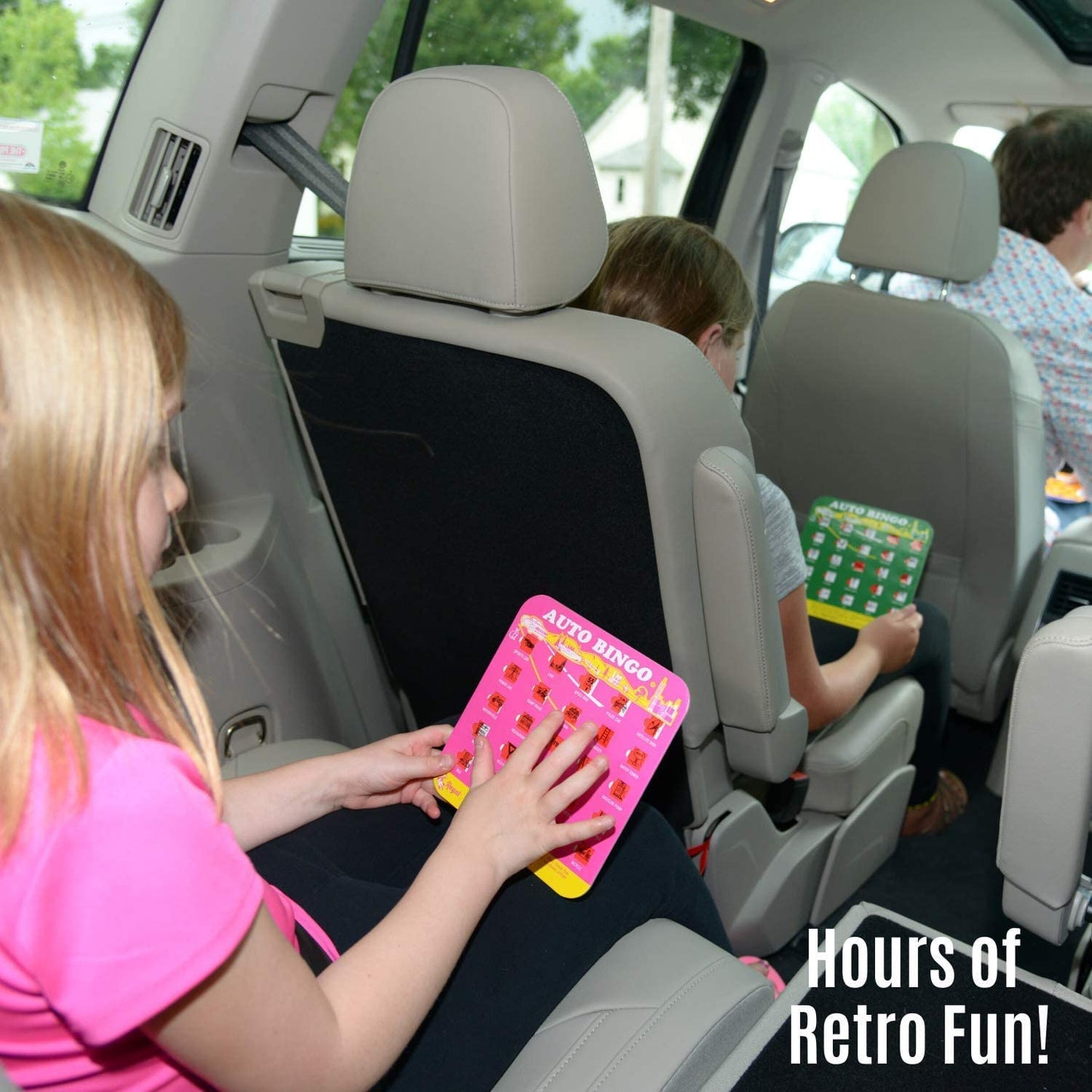 Regal Games Finger-Tip Shutter Bingo Cards with Sliding Windows (4-Pack, Green)