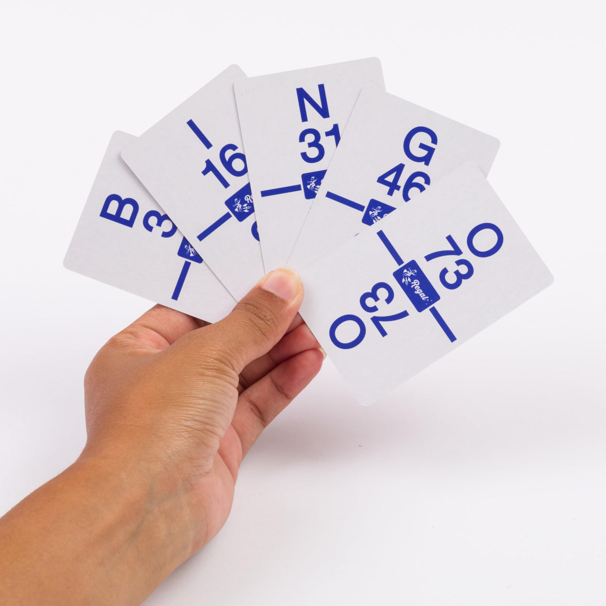 Regal Games Bingo Calling Cards Deck – 75 Reusable Cards for Family Fun (B1-O75)