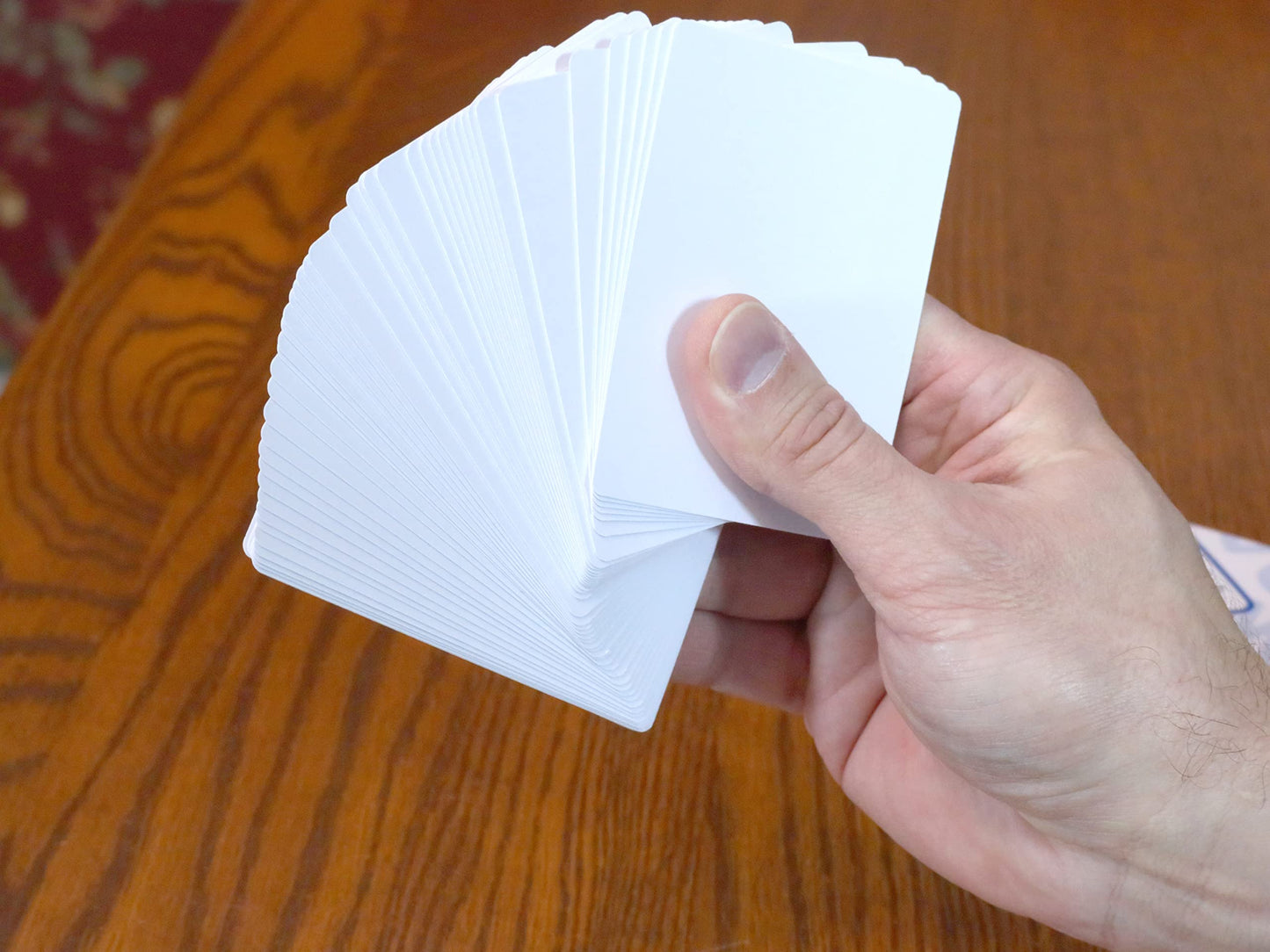 Regal Games 52 Blank Playing Cards - Write-On Poker Size Deck (2.5 x 3.5 in)