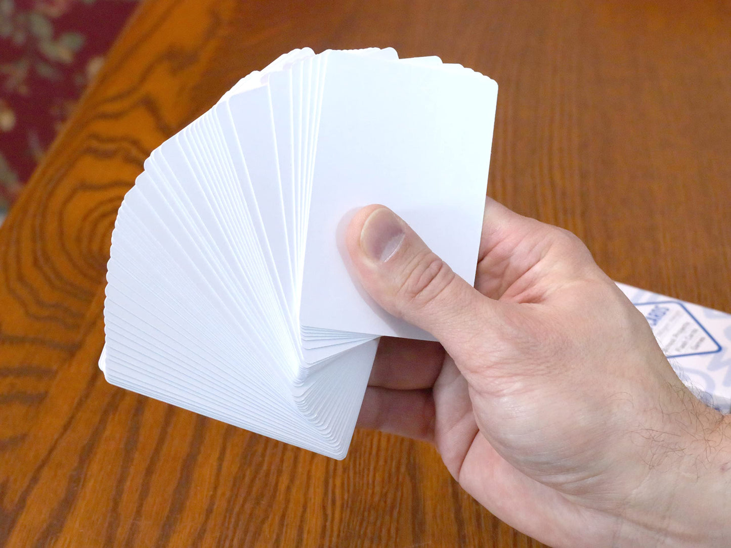 Regal Games 208 Blank Playing Cards – Write-On Decks, 2.5 x 3.5 in, 4 Packs of 52