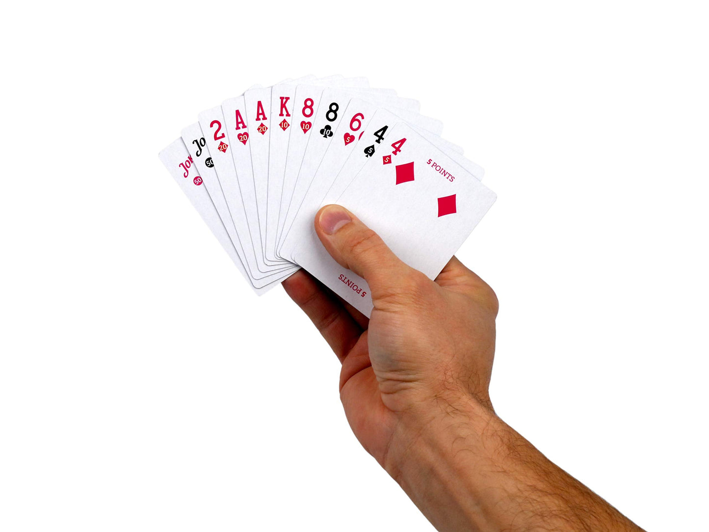 Regal Games Canasta Cards Set for Adults – 2 Decks, 54 Cards Each