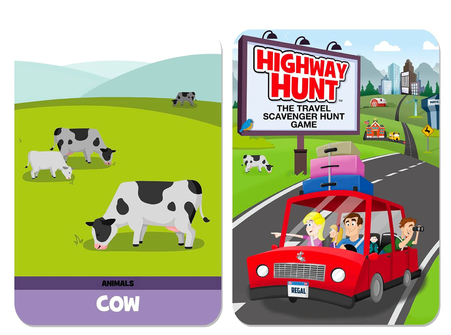 Regal Games Travel Outdoor Scavenger Hunt – 54 Cards for 2-8 Players