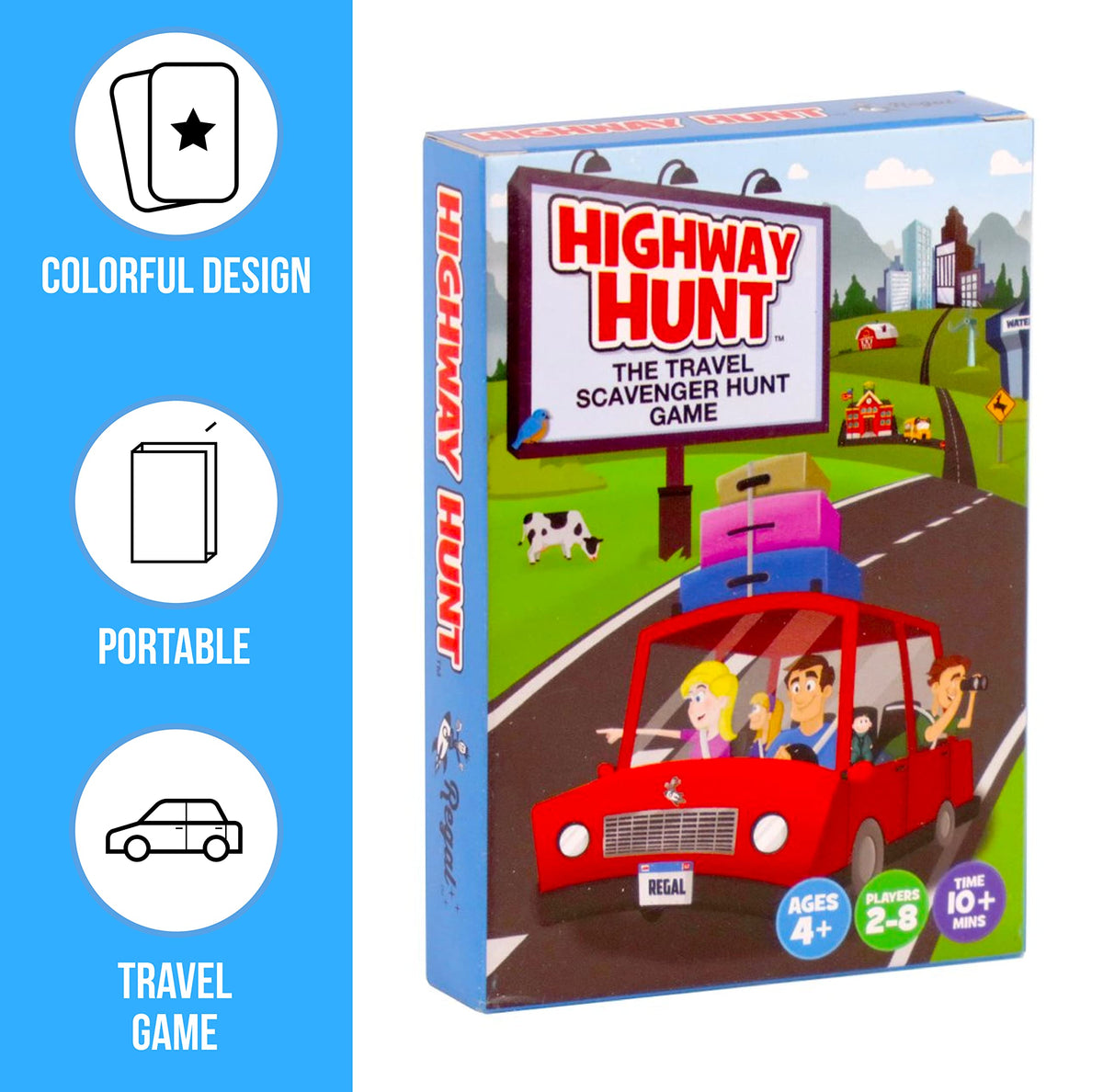 Regal Games Travel Outdoor Scavenger Hunt – 54 Cards for 2-8 Players