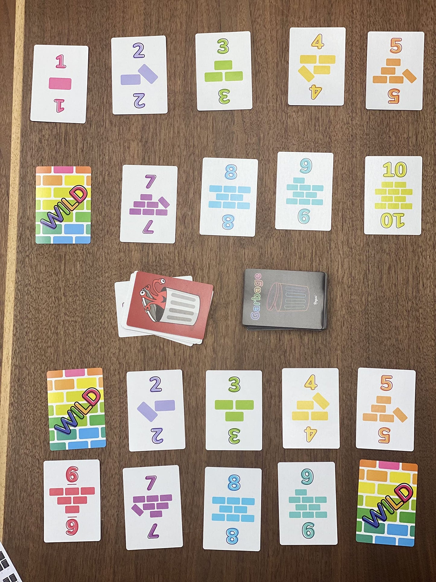 Regal Games Garbage Monsters Card Game – 2-4 Players, Travel Pack (16 Cards)