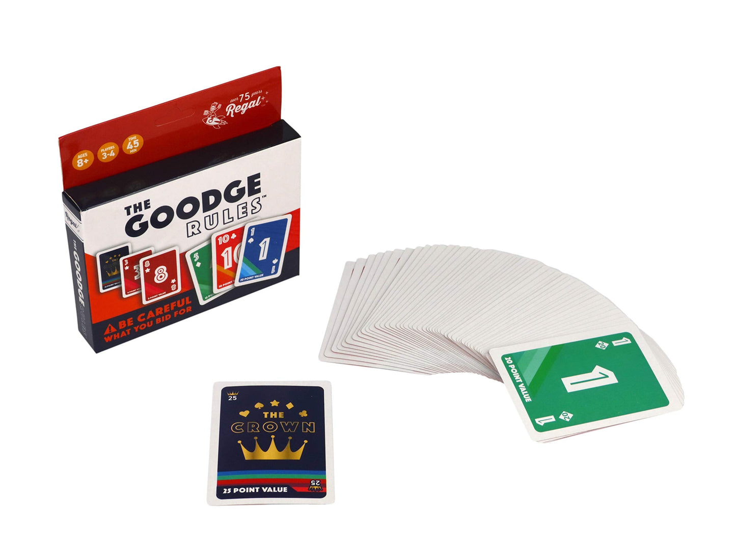Regal Games The Goodge Rules Card Game Set – 3–4 Players, Travel-Friendly (51 Cards)
