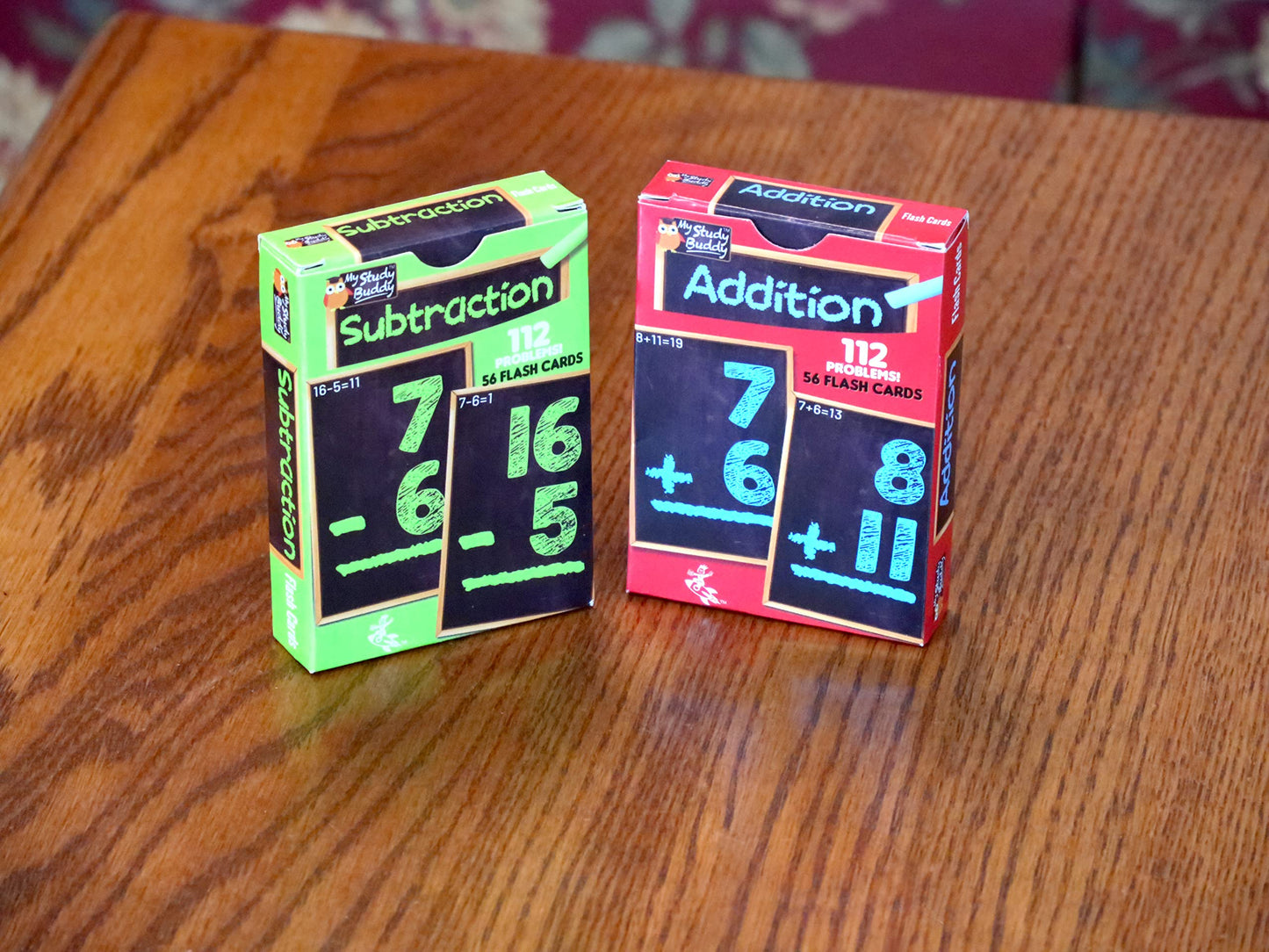 Regal Games Math Flash Cards for Addition & Subtraction – 112-Card 2-Pack for 1st–3rd Grade