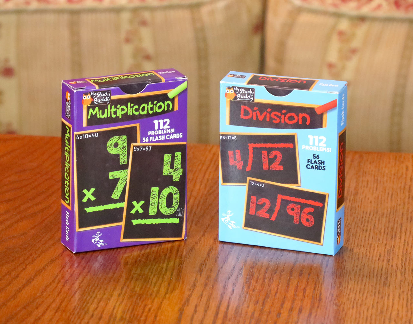 Regal Games Math Flash Cards – Multiplication & Division for 1st–3rd Grade (112 Cards, 2-Pack)