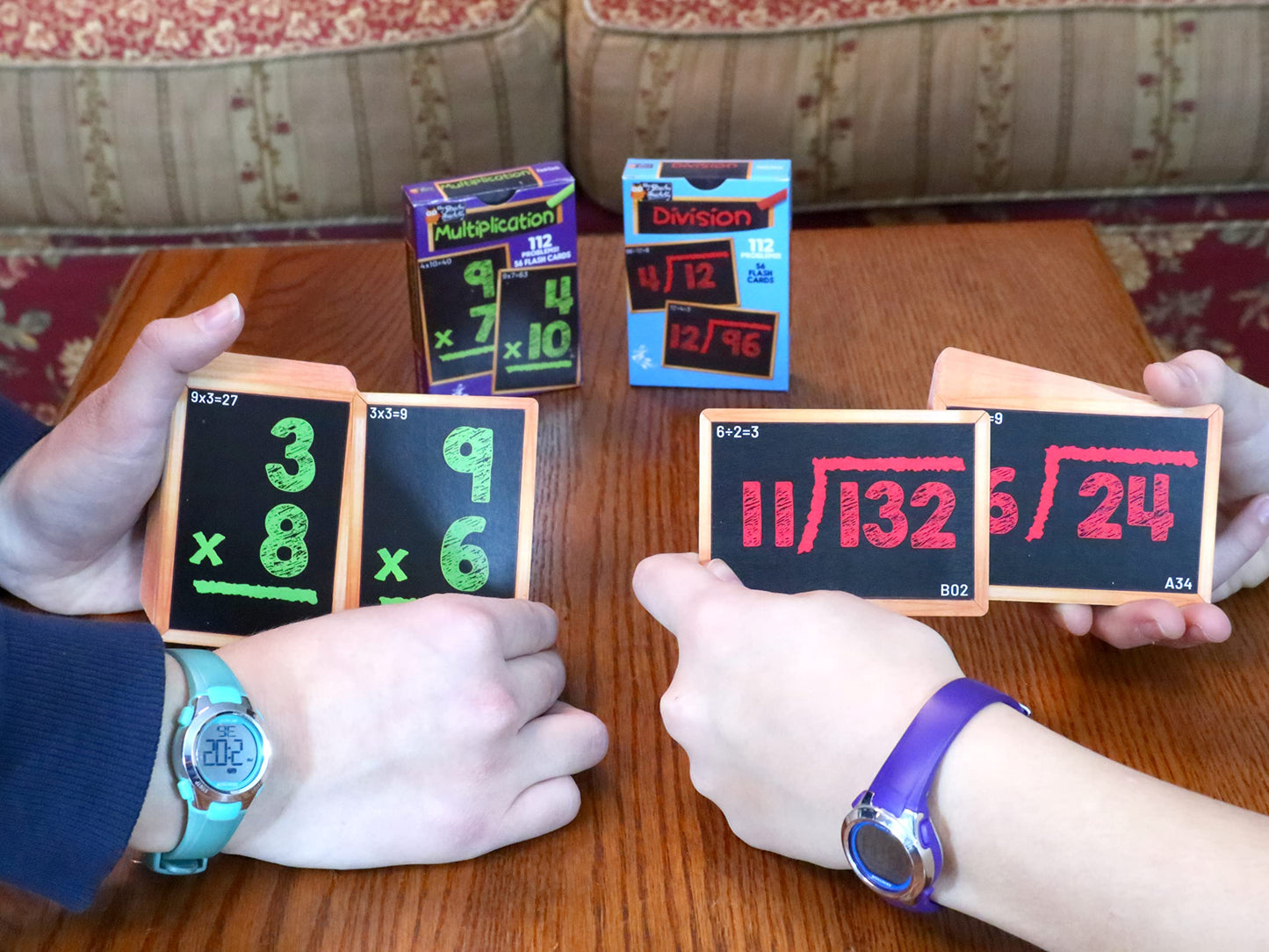 Regal Games Math Flash Cards – Multiplication & Division for 1st–3rd Grade (112 Cards, 2-Pack)