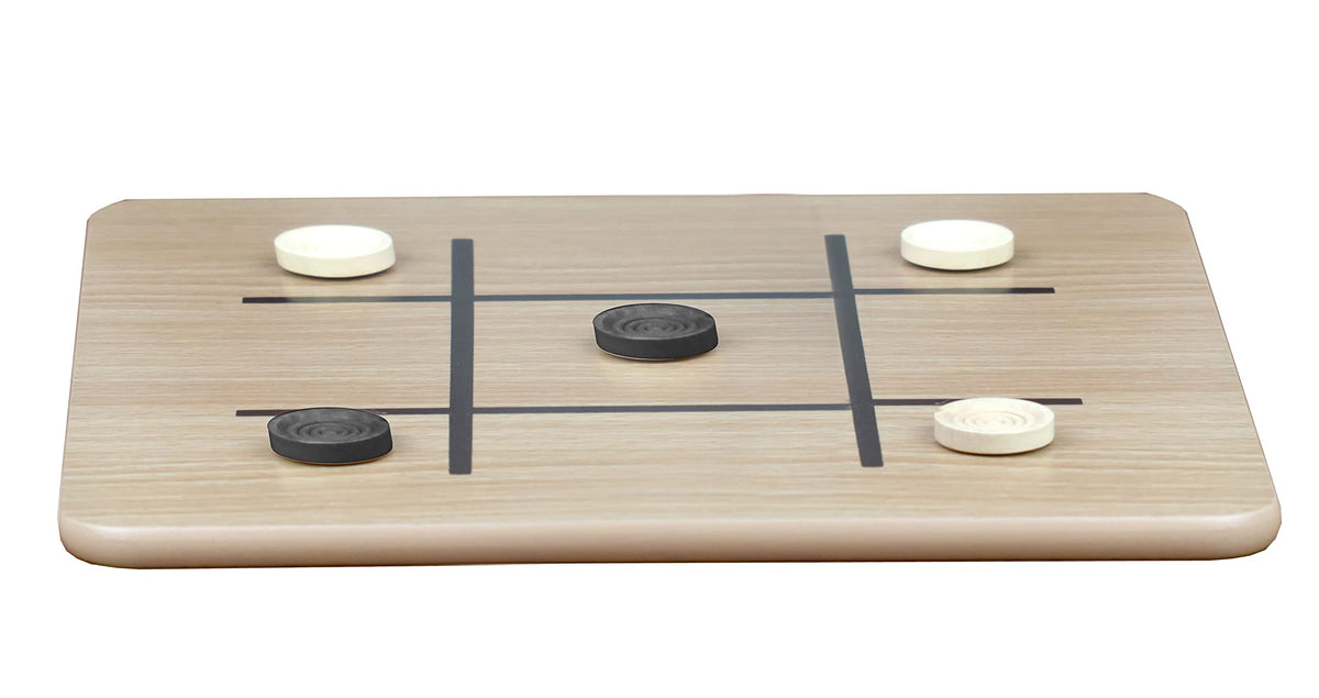 Regal Games Reversible Wooden Board – Chess, Checkers & Tic-Tac-Toe with 24 Checkers and 32 Chess Pieces