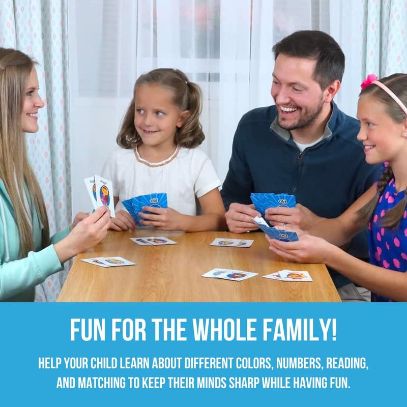 Regal Games Card Games for Kids — Go Fish, Crazy 8's, Old Maid, Slap Jack, War & Memory Match (6 in 1)