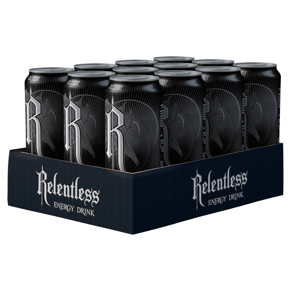 Relentless Original Energy Drink, 500ml (Case of 12) NON PMP