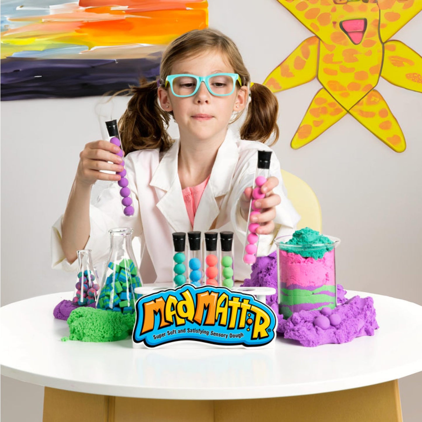 Mad Mattr Teal 10oz by Relevant Play - Ultra-Soft, Shapeable Dough for Open-Ended Creativity