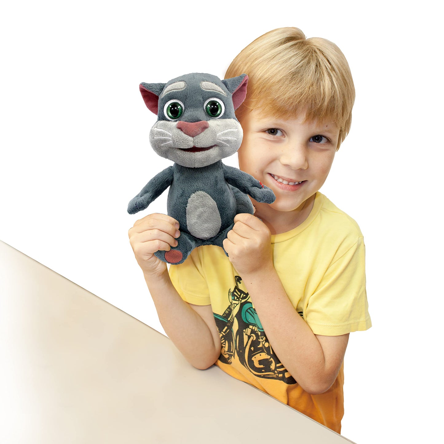Relsy Talking Tom & Friends 12-Inch Interactive Plush – Talkback Toy that Repeats Your Voice & App Sound Effects