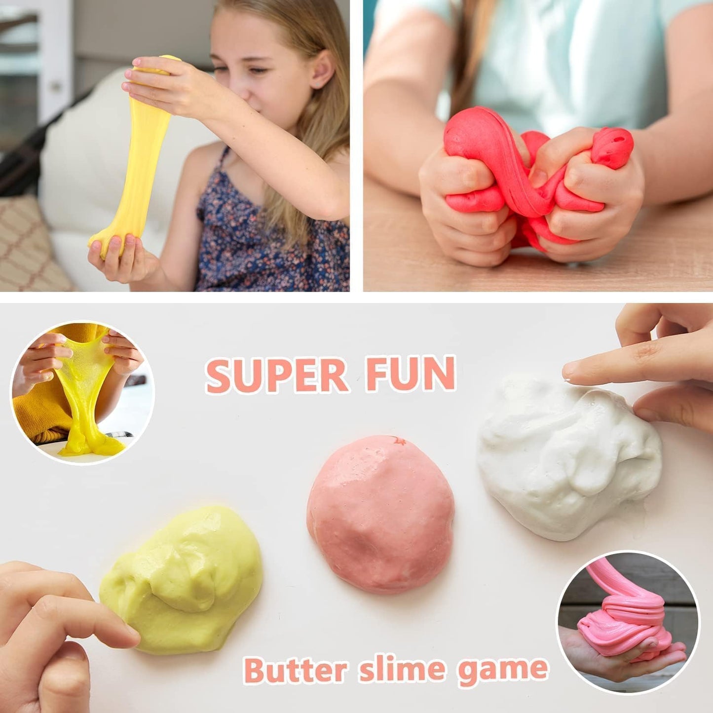 Remethsu Butter Slime Kit 68 Pack – Scented, Soft, Non-Sticky Slime for Kids & Parties