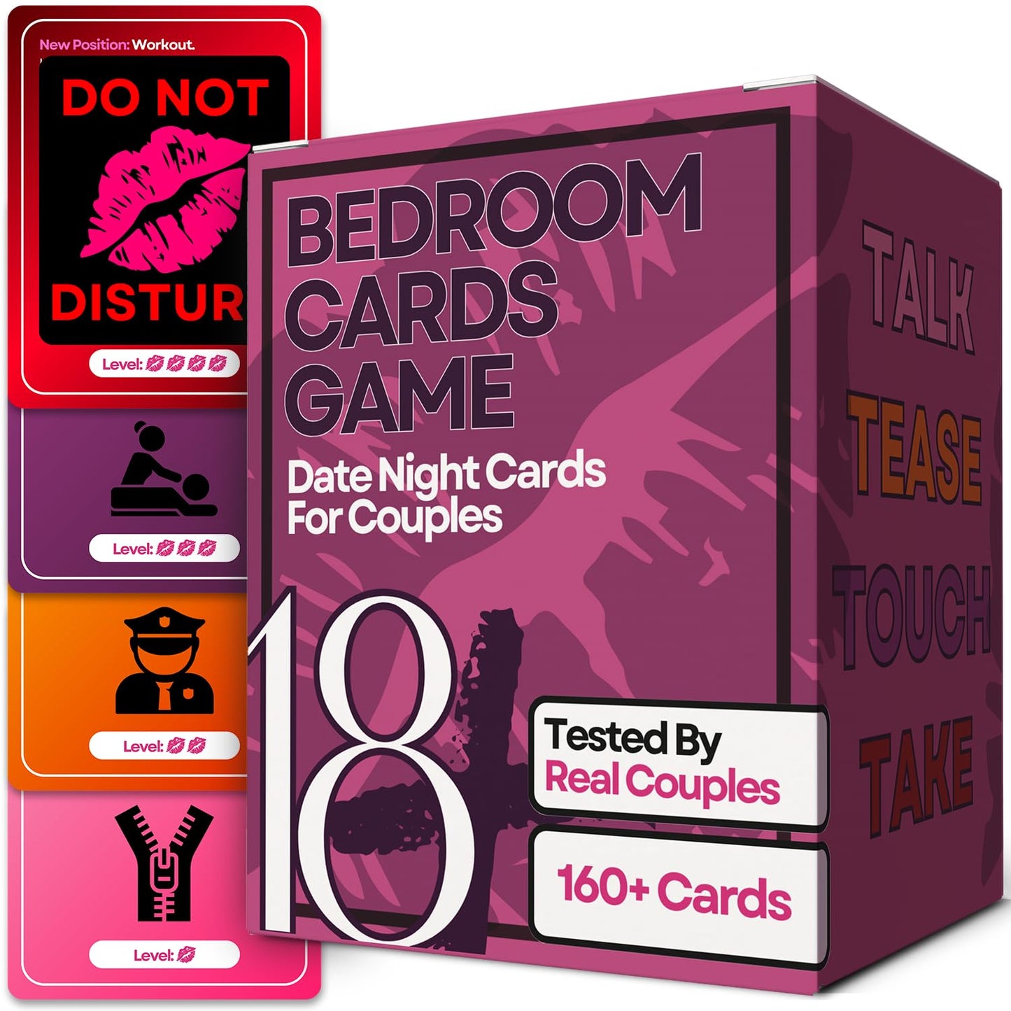 Renaco Gift Company — 160 Cards Couples Game for Adults: Romantic & Naughty Date Night Ideas