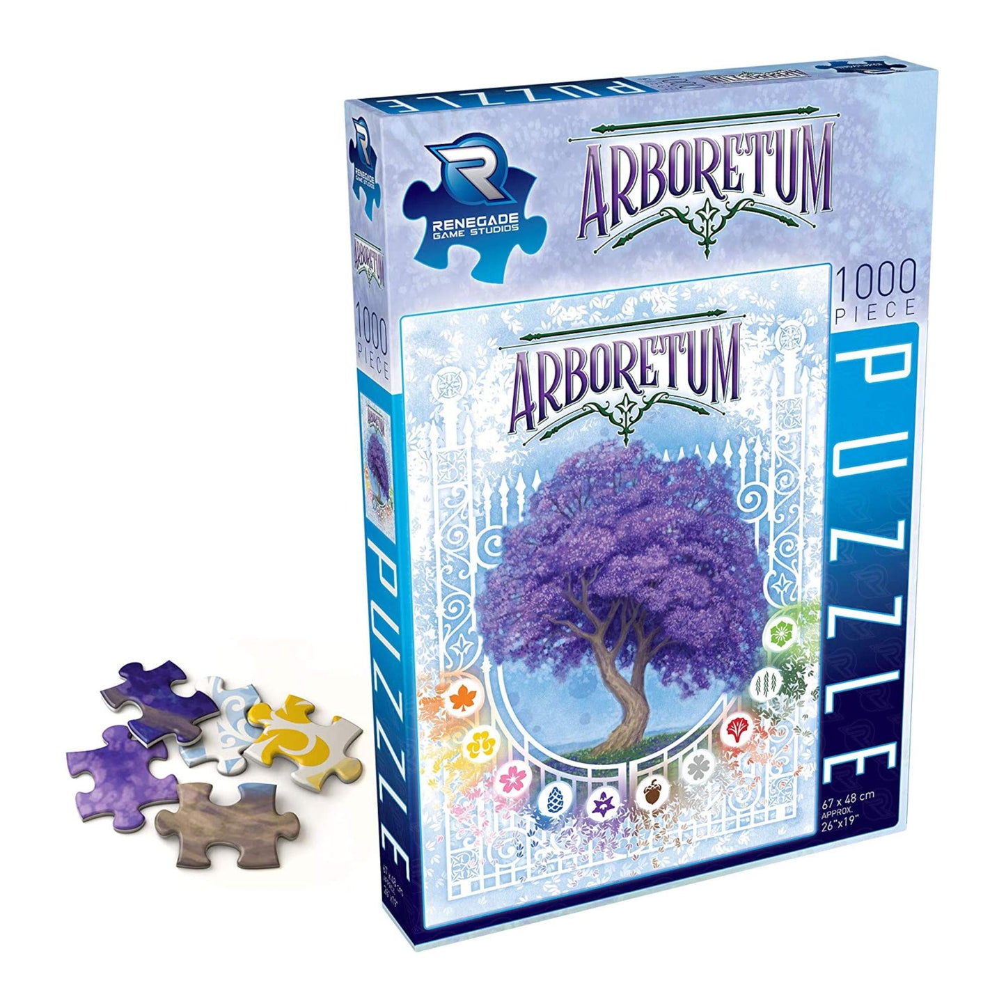 Renegade Arboretum 1000-Piece Jigsaw Puzzle – 26 x 19 in, Card Game Art, RGS2151
