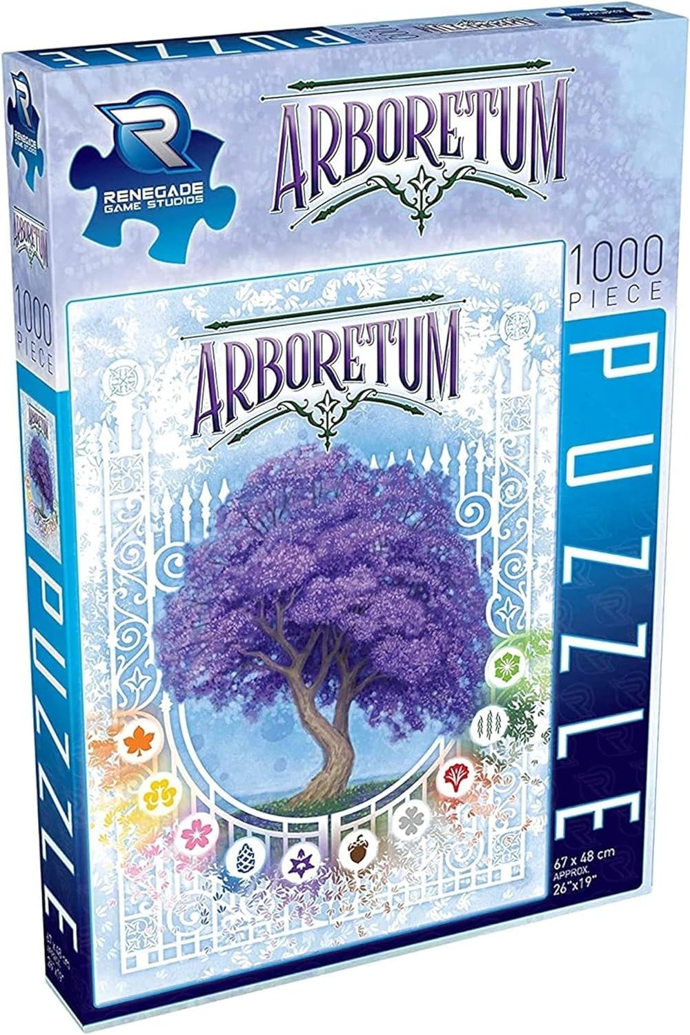 Renegade Arboretum 1000-Piece Jigsaw Puzzle – 26 x 19 in, Card Game Art, RGS2151