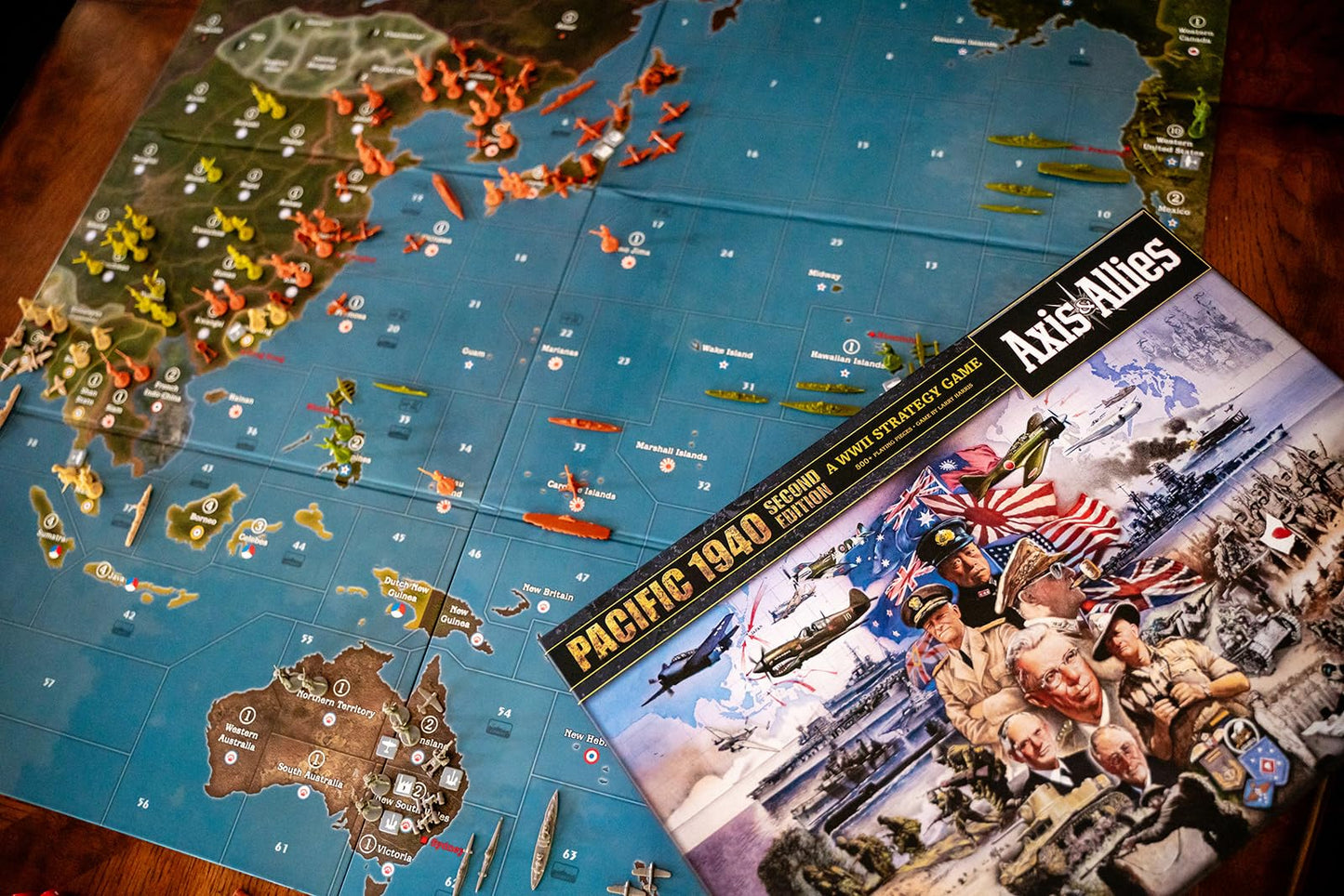 Renegade Axis & Allies: 1940 Pacific Second Edition – WWII War Strategy Board Game for 2–4 Players