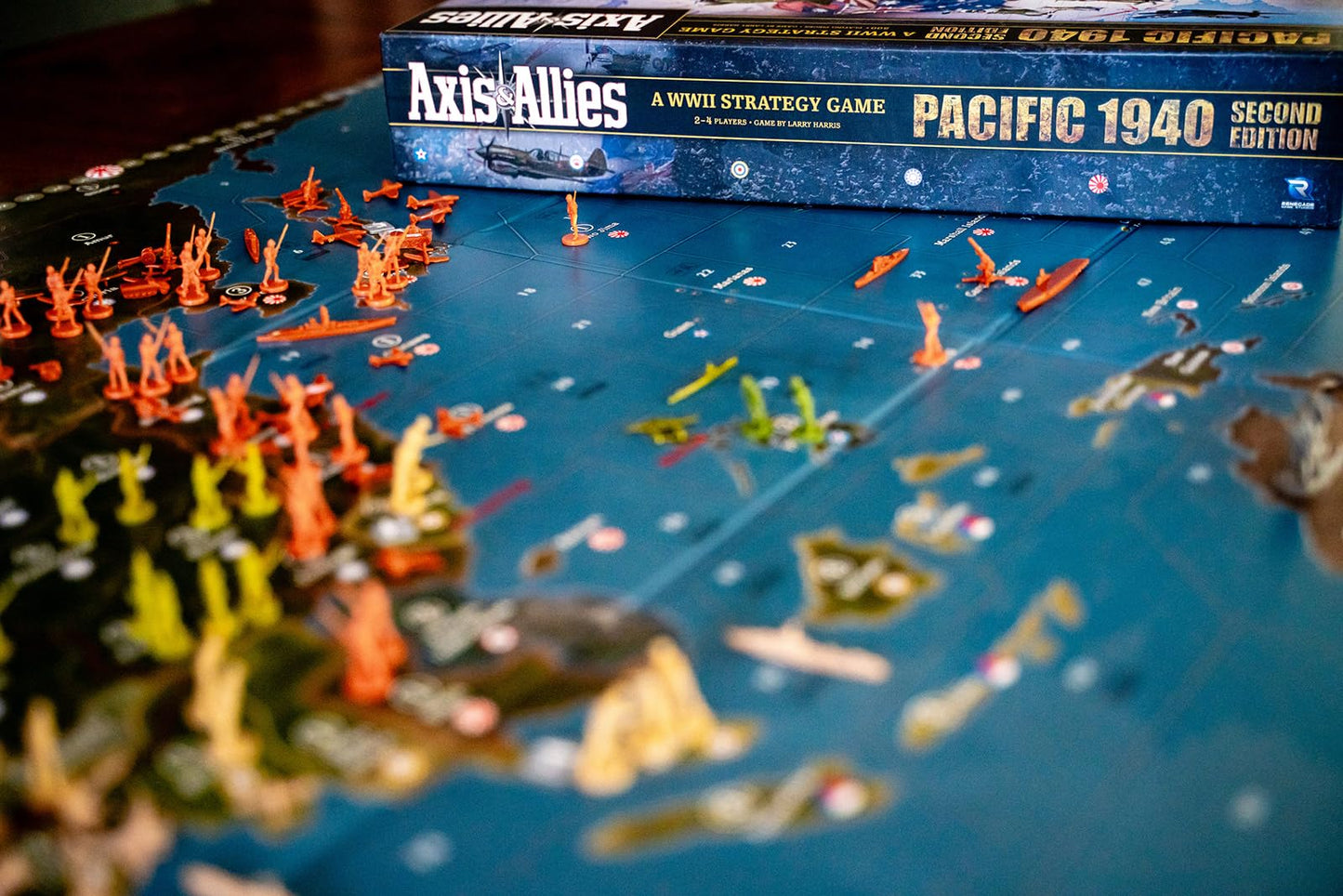 Renegade Axis & Allies: 1940 Pacific Second Edition – WWII War Strategy Board Game for 2–4 Players