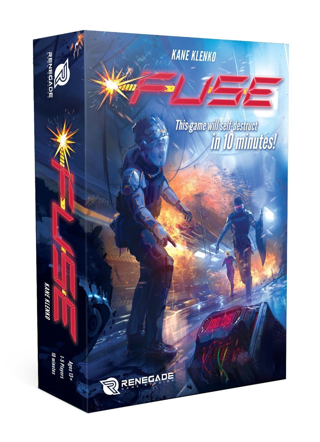 Renegade Game Studios FUSE Board Game | Real-Time Cooperative Dice Game for 1-5 Players, 10 Minutes