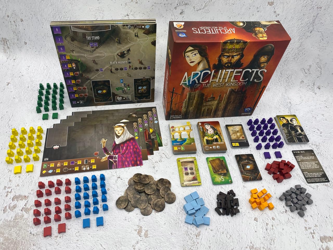 Renegade Game Studios Architects of the West Kingdom – Standalone Strategy for 1-5 Players (Ages 12+)