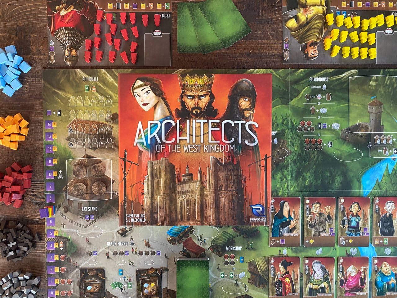 Renegade Game Studios Architects of the West Kingdom – Standalone Strategy for 1-5 Players (Ages 12+)