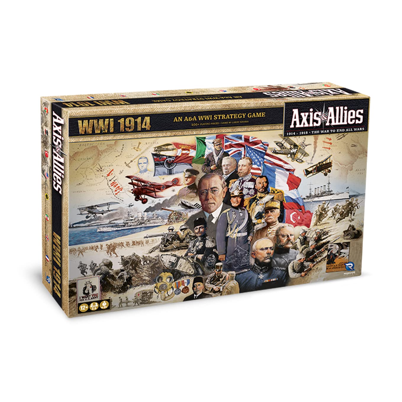 Renegade Game Studios Axis & Allies WWI 1914 – Strategic War Board Game for 2-8 Players (Ages 12+)
