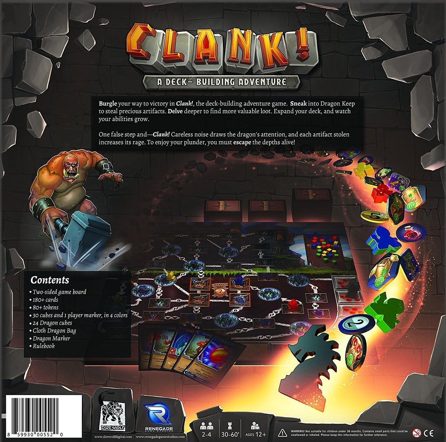 Clank! A Deck-Building Adventure by Renegade Game Studios | 2-4 Players