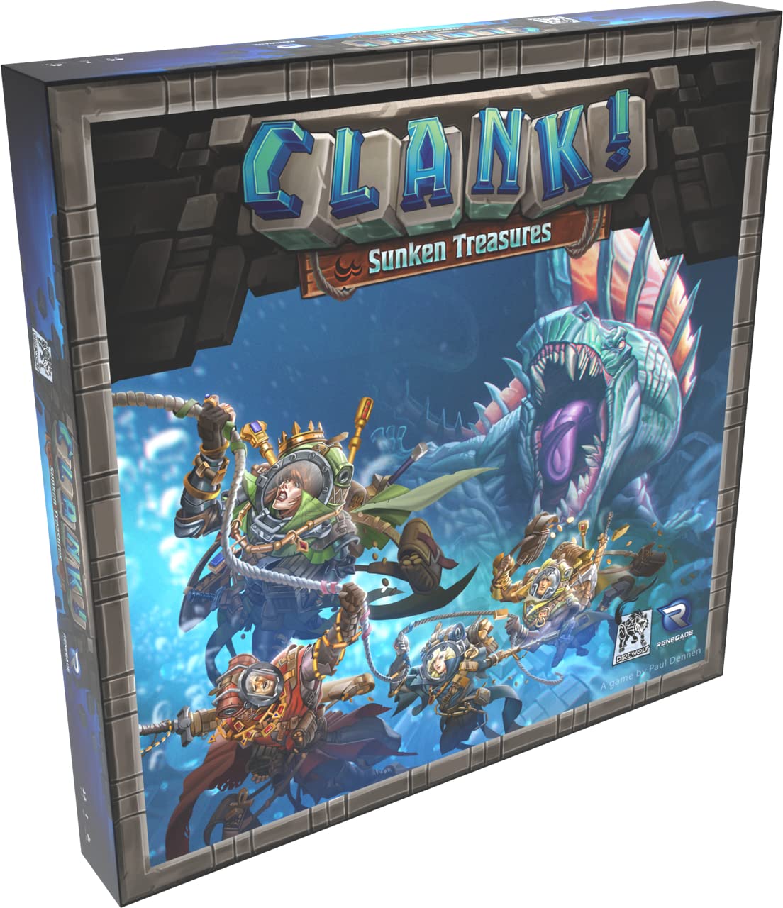 Renegade Game Studios – Clank! Sunken Treasures Expansion for Clank! A Deck-Building Adventure