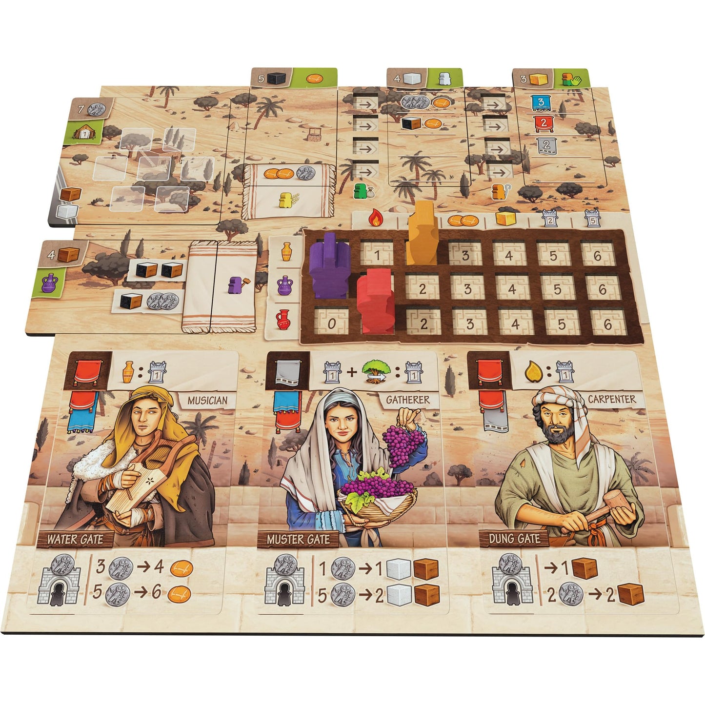 Ezra & Nehemiah: Strategy Board Game by Renegade Game Studios – Rebuild Jerusalem (1–4 Players, 120 Min)