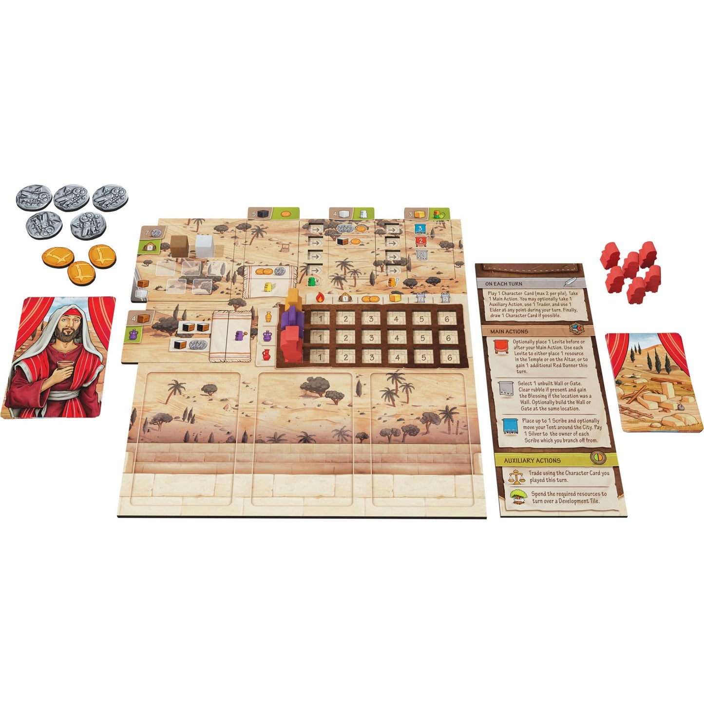 Ezra & Nehemiah: Strategy Board Game by Renegade Game Studios – Rebuild Jerusalem (1–4 Players, 120 Min)