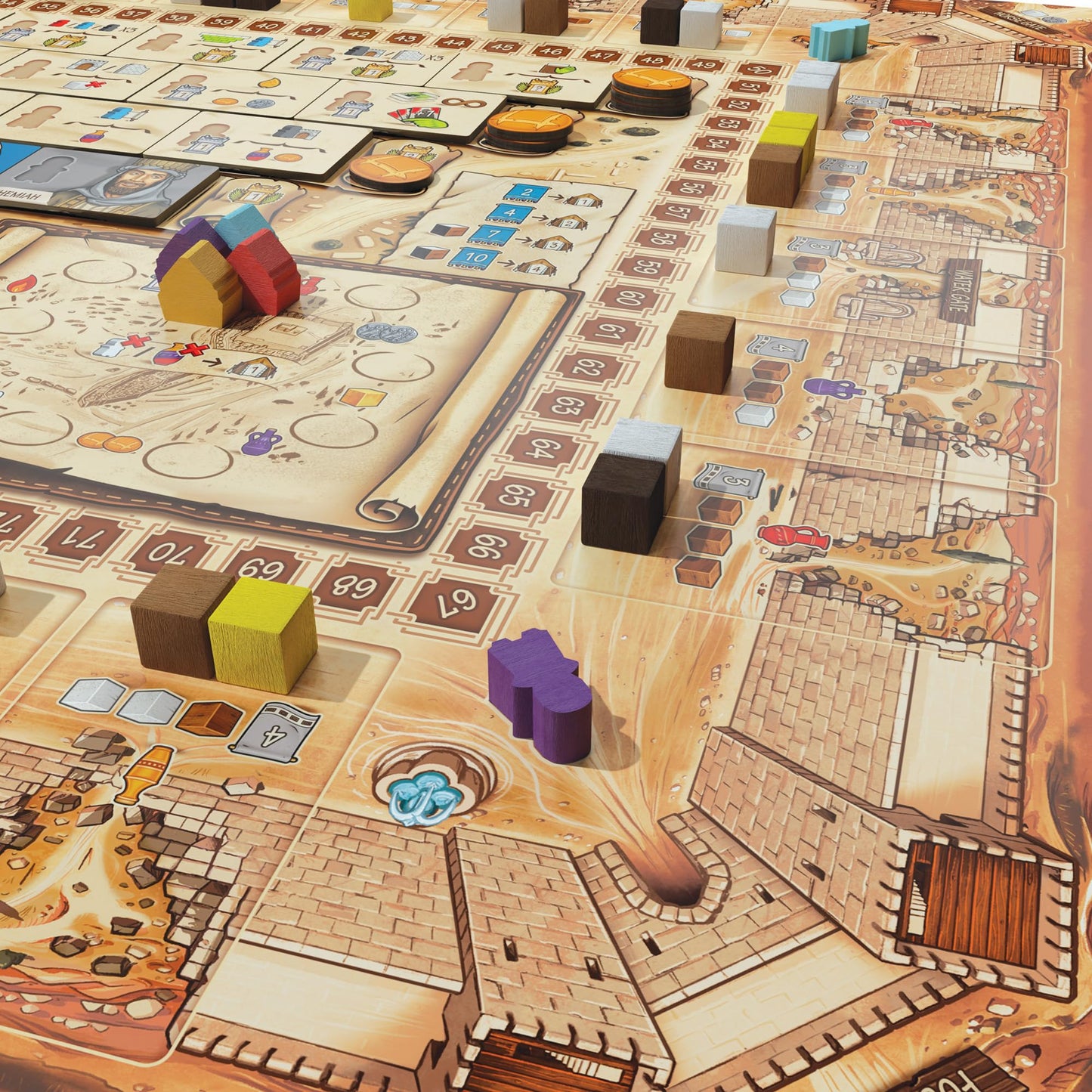Ezra & Nehemiah: Strategy Board Game by Renegade Game Studios – Rebuild Jerusalem (1–4 Players, 120 Min)