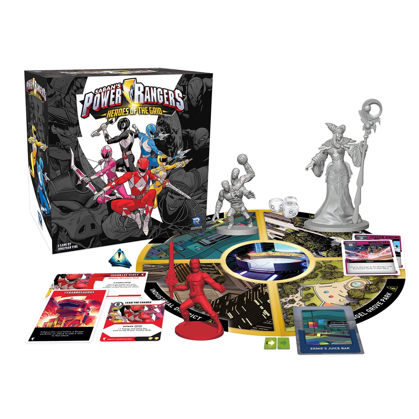 Power Rangers: Heroes of the Grid — Cooperative Adventure by Renegade Game Studios | 2-5 Players, 14+