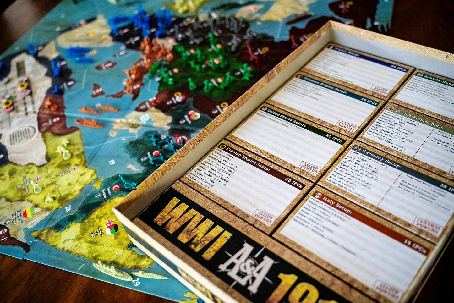 Renegade Game Studios Axis & Allies WWI 1914 – Strategic War Board Game for 2-8 Players (Ages 12+)