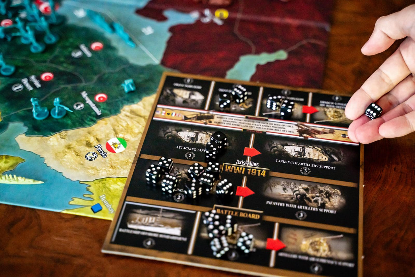 Renegade Game Studios Axis & Allies WWI 1914 – Strategic War Board Game for 2-8 Players (Ages 12+)