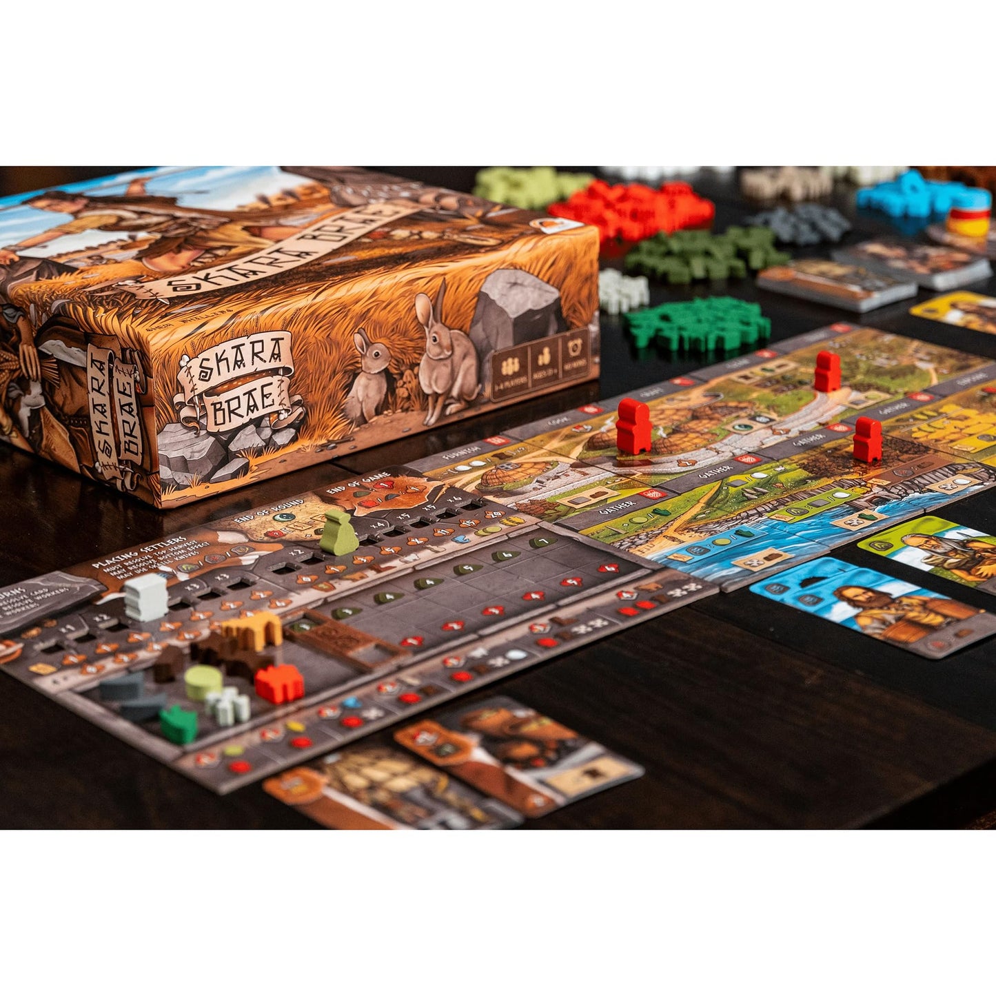Skara Brae - Resource Management Board Game by Renegade Game Studios | 1-4 Players, 60 Min, Ages 13+
