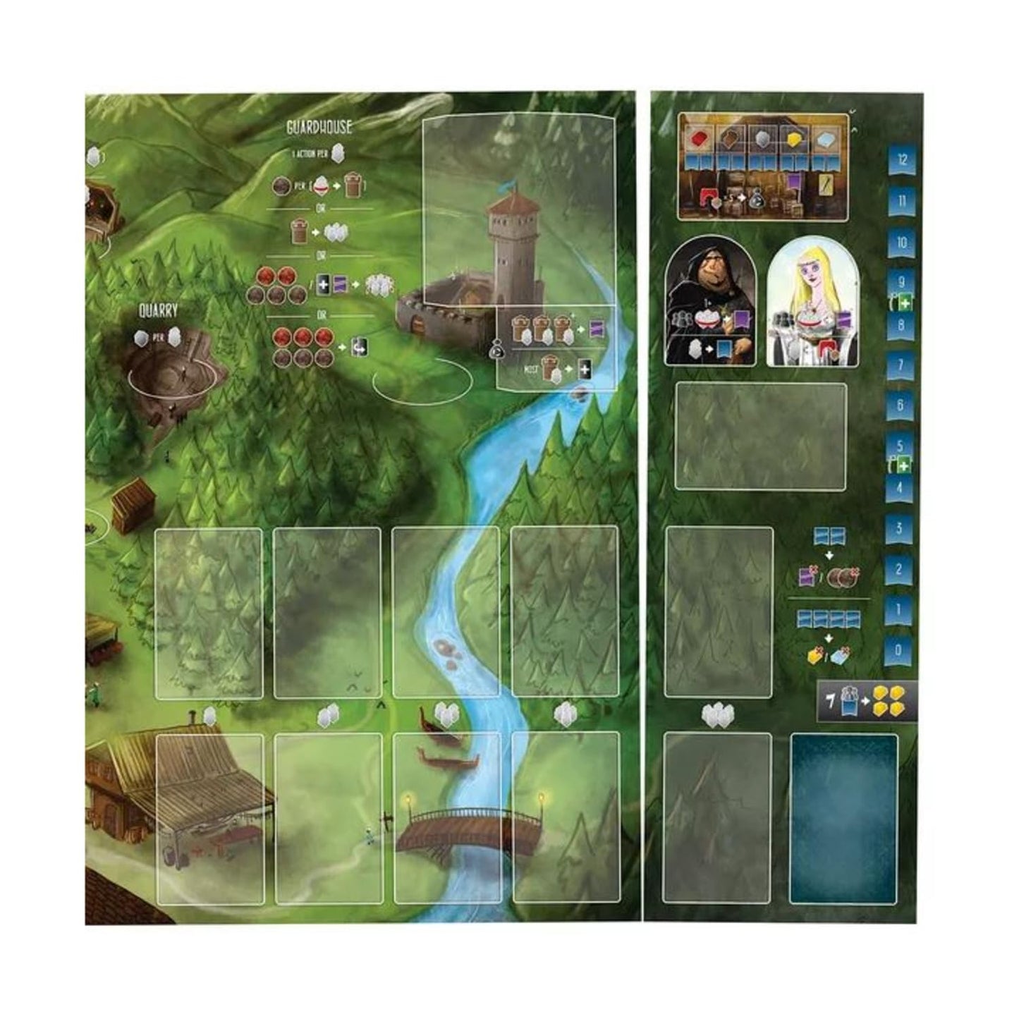Renegade Game Studios - Architects of the West Kingdom: Works of Wonder Expansion (1-5 Players, 60-80 Min)