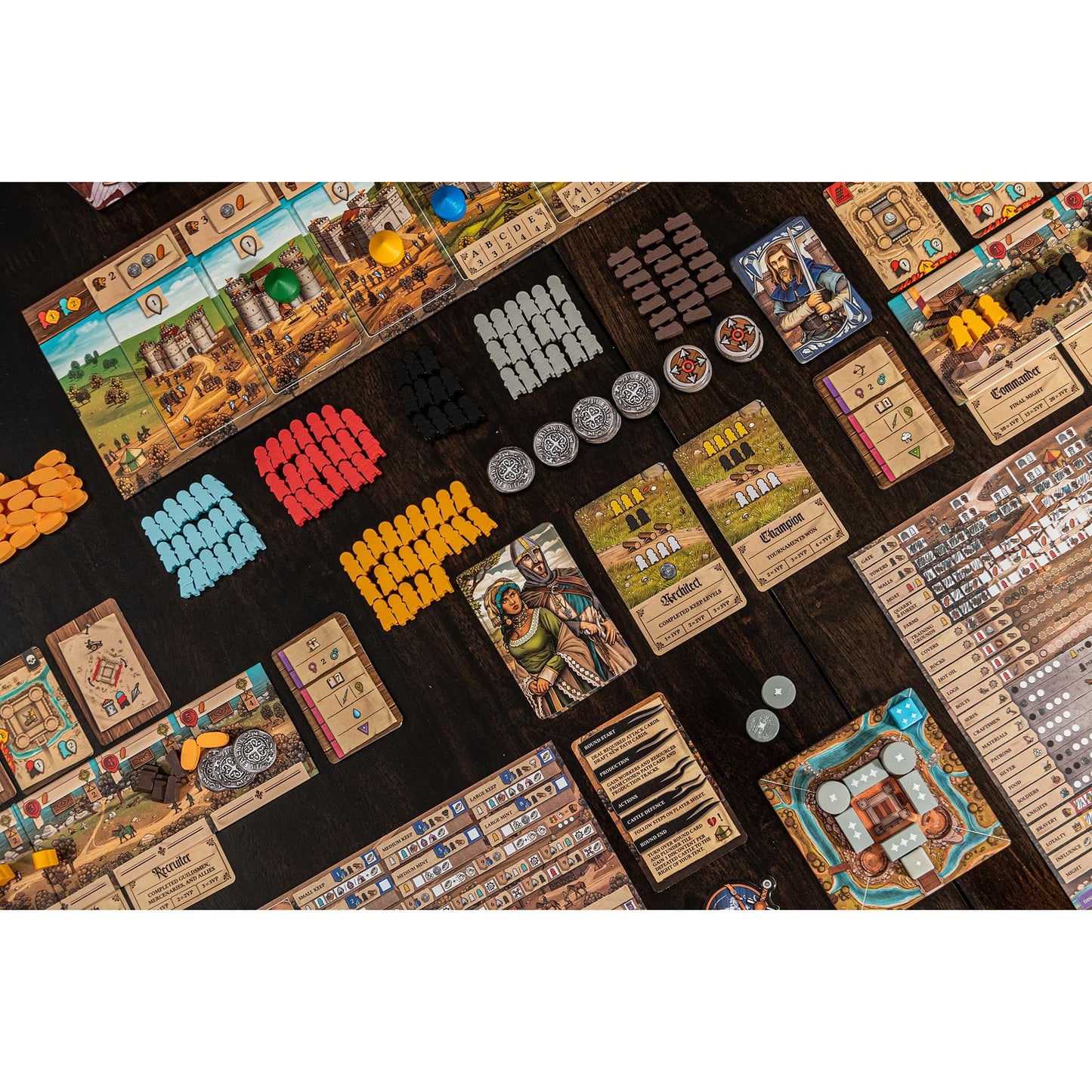 Renegade Games: The Anarchy – Medieval Domain-Building Strategy Board Game for 1-4 Players