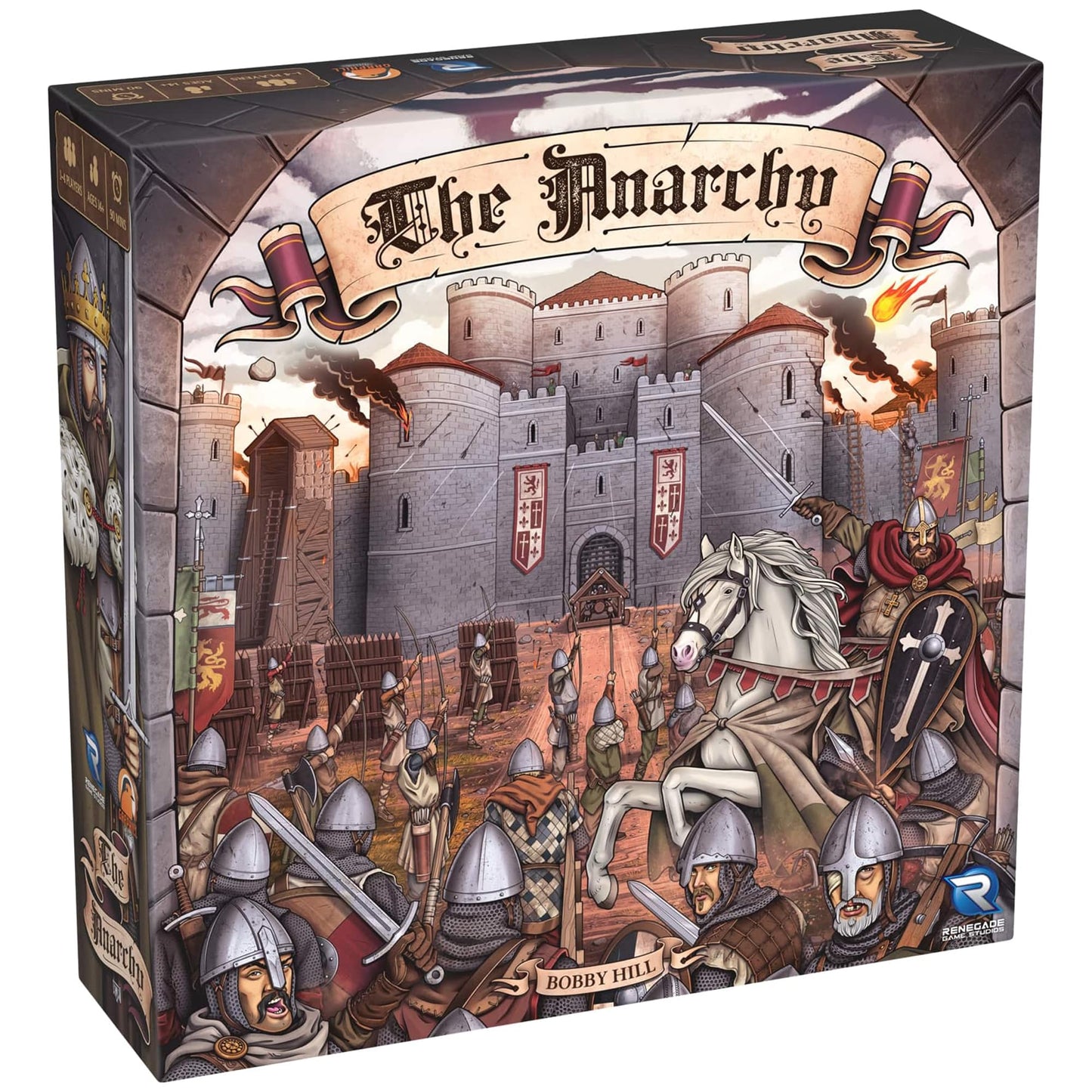Renegade Games: The Anarchy – Medieval Domain-Building Strategy Board Game for 1-4 Players