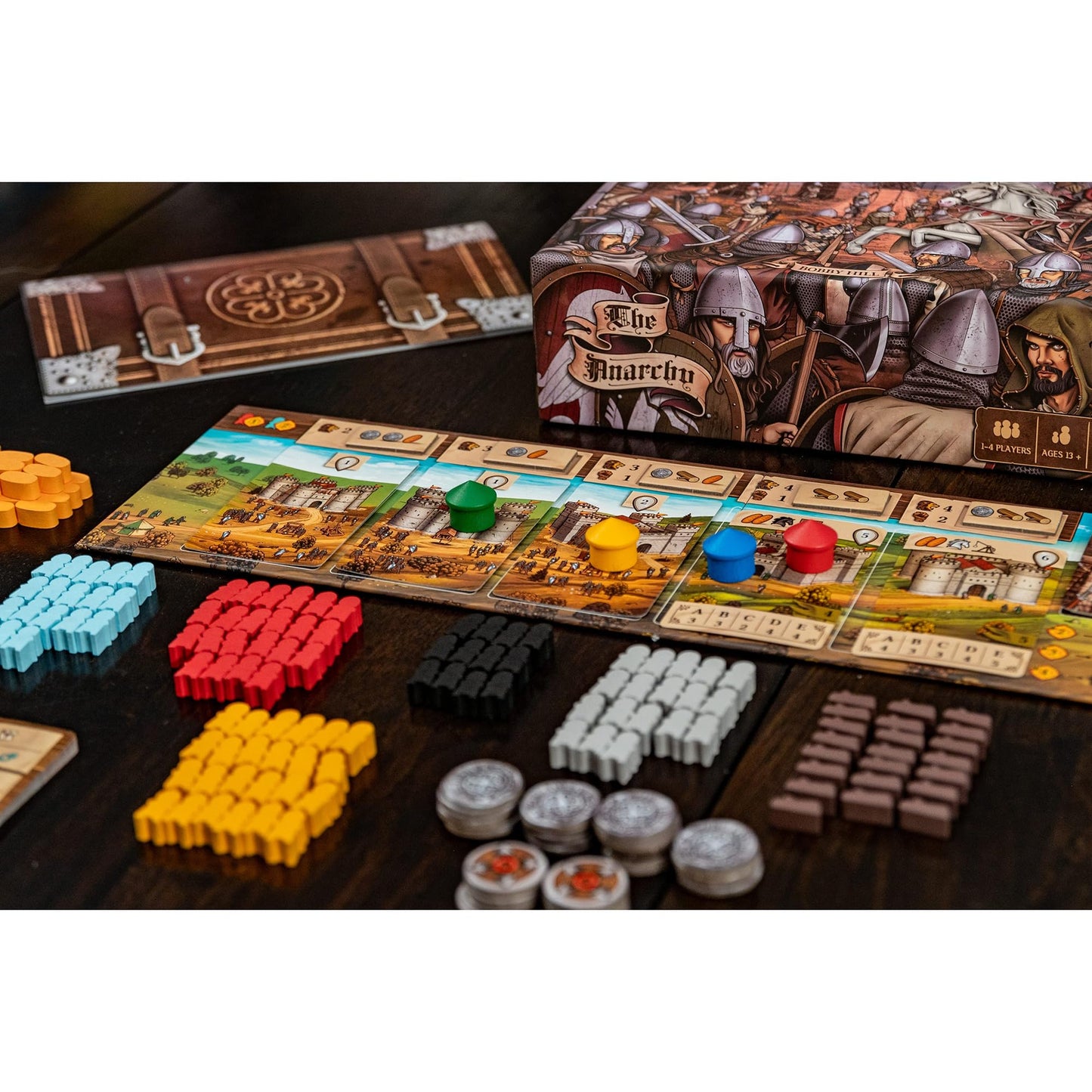 Renegade Games: The Anarchy – Medieval Domain-Building Strategy Board Game for 1-4 Players
