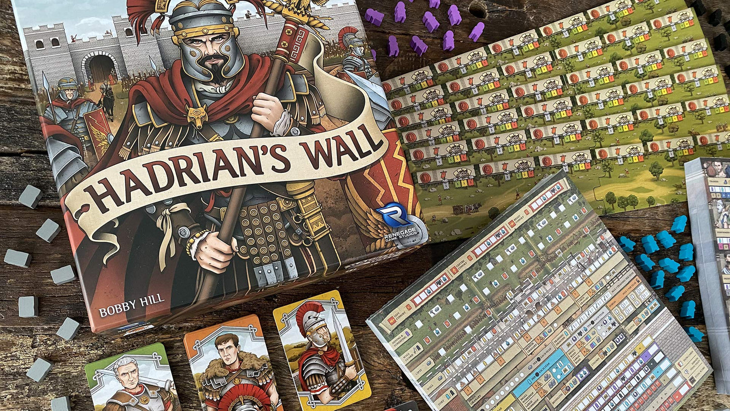 Renegade Game Studios: Hadrian's Wall — Strategy Board Game for 1–6 Players (60 Min)