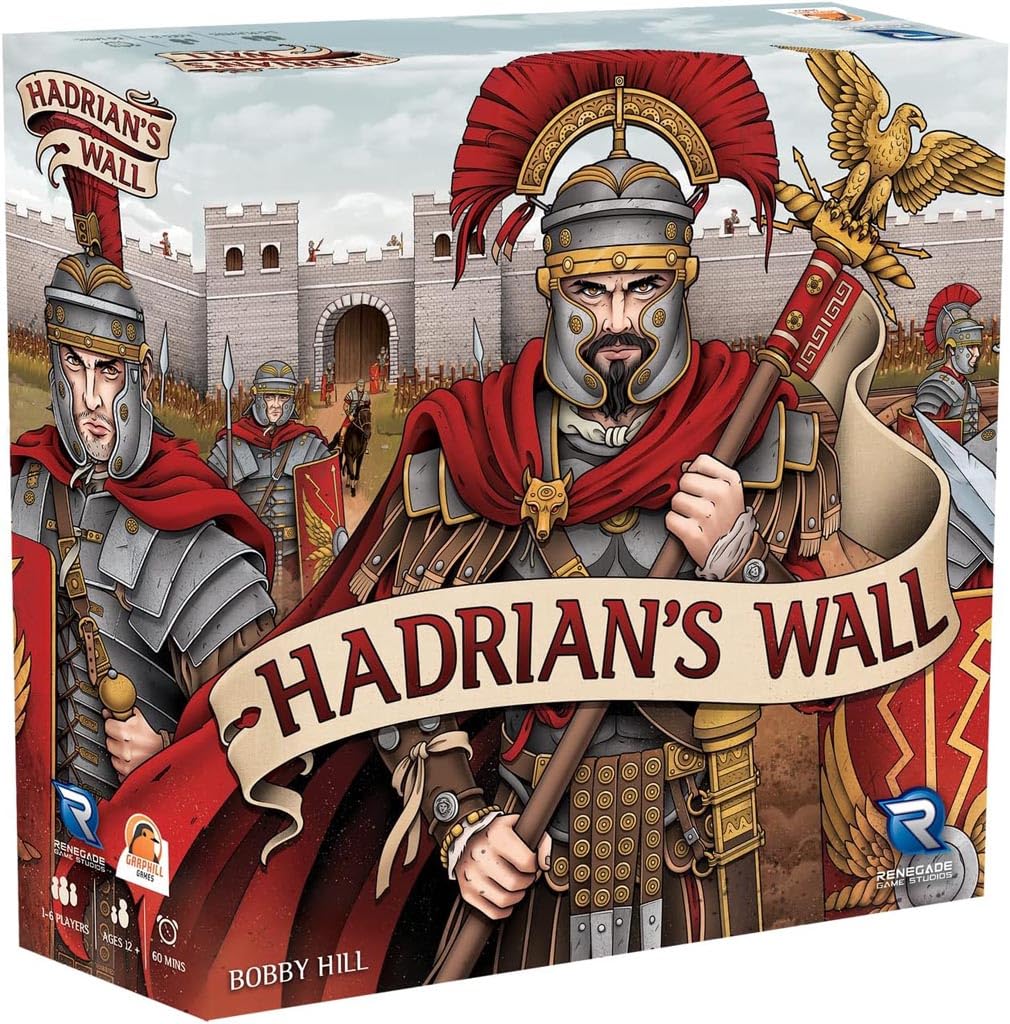 Renegade Game Studios: Hadrian's Wall — Strategy Board Game for 1–6 Players (60 Min)