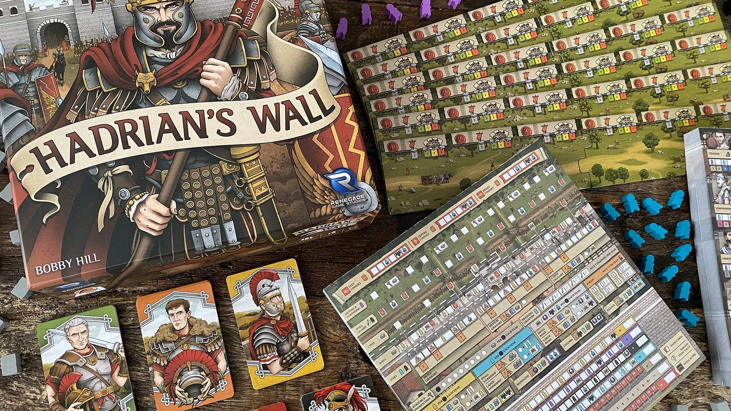 Renegade Game Studios: Hadrian's Wall — Strategy Board Game for 1–6 Players (60 Min)