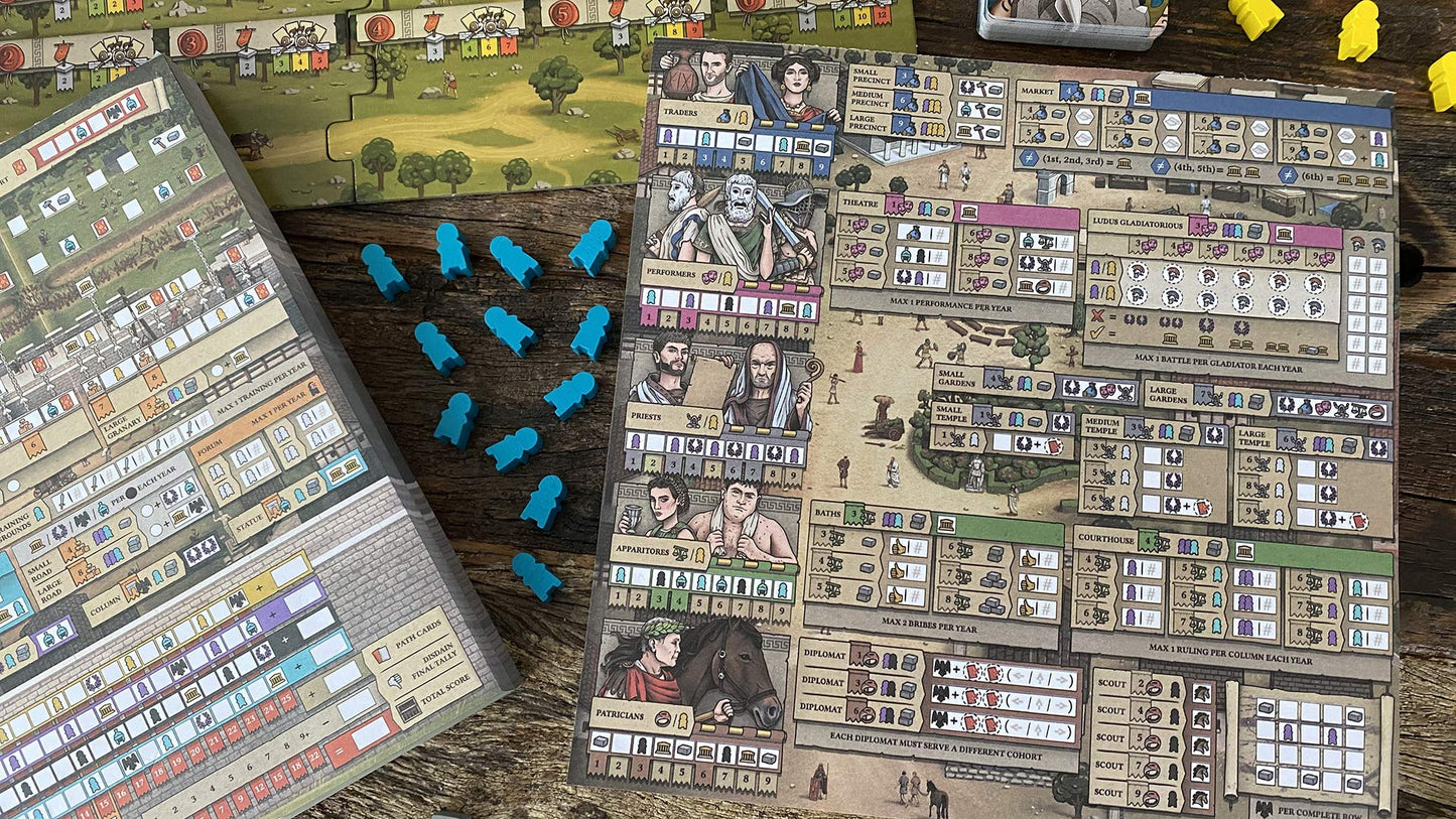 Renegade Game Studios: Hadrian's Wall — Strategy Board Game for 1–6 Players (60 Min)